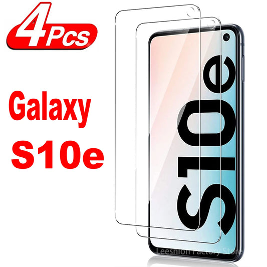 2/4Pcs Screen Protector Glass For Samsung Galaxy S10e G970 Tempered